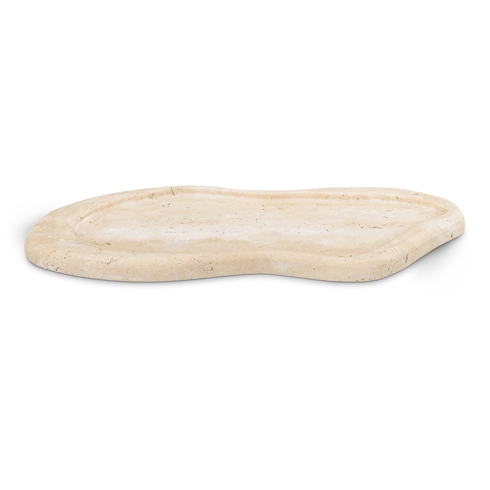 Arezzo Beige Travertine Tray. Picture 1