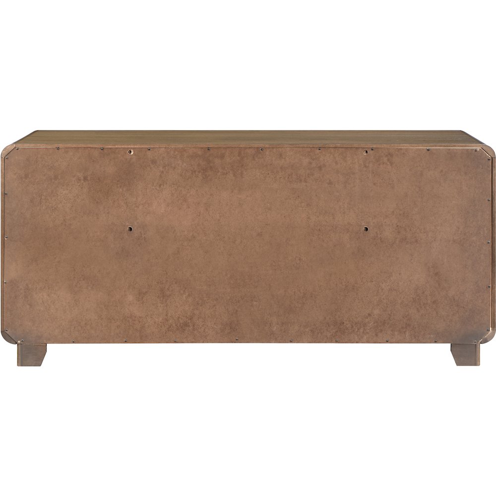 Adagio Brown Solid Wood And Oak Veneer Dresser. Picture 5