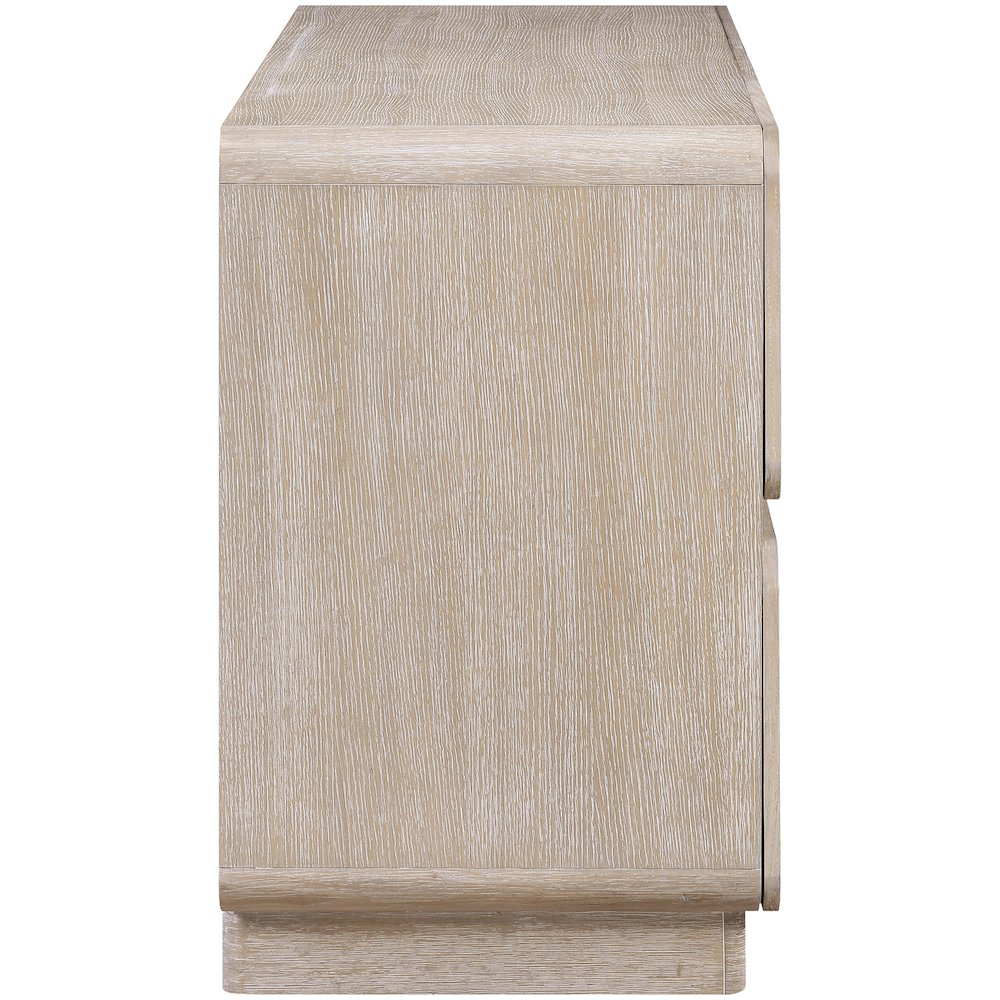 Adagio Natural Solid Wood And Oak Veneer Dresser. Picture 4