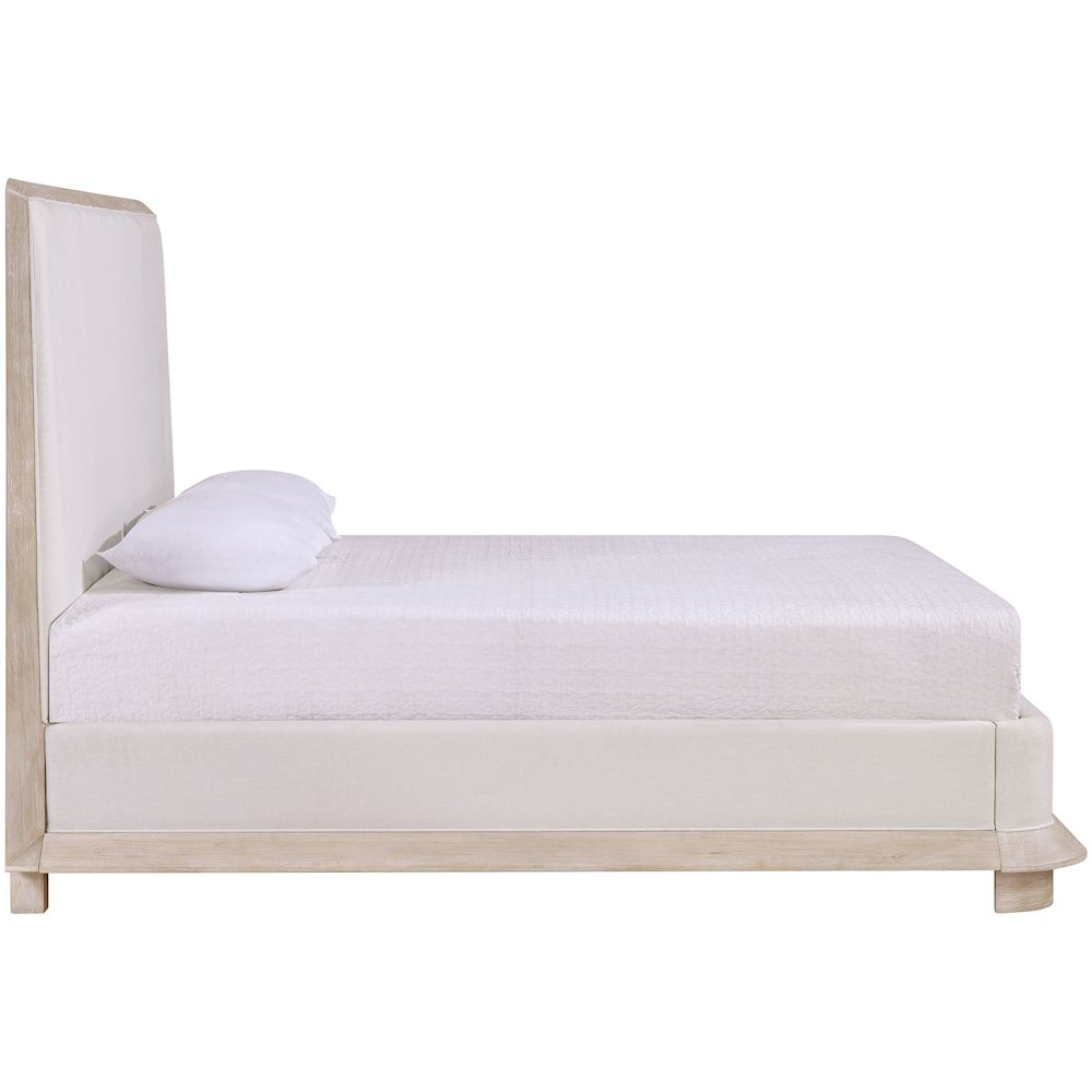 Adagio Natural Fabric Upholstered Queen Bed (3 Boxes). Picture 4