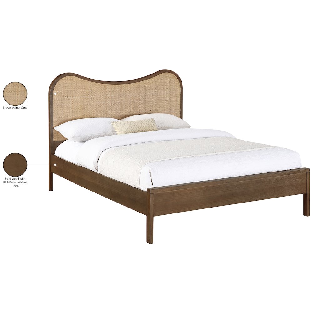 Windsor Brown Solid Wood Full Bed (3 Boxes). Picture 10