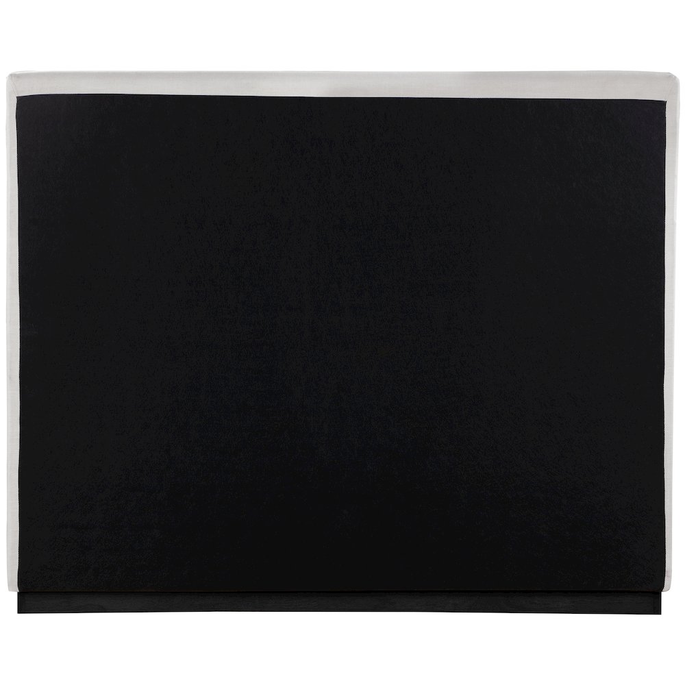 Alfie Beige Linen Textured Fabric King Bed. Picture 4
