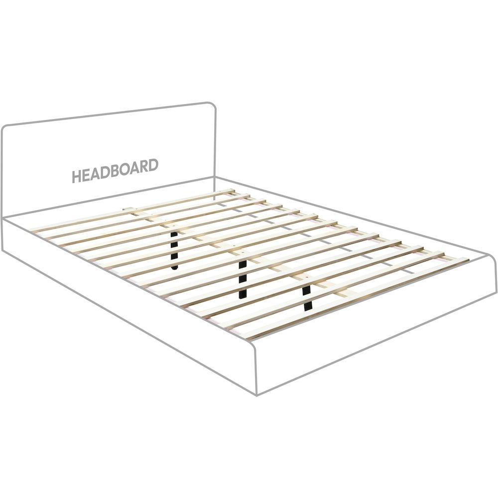 Amara Cream Velvet Upholstered Queen Bed. Picture 6