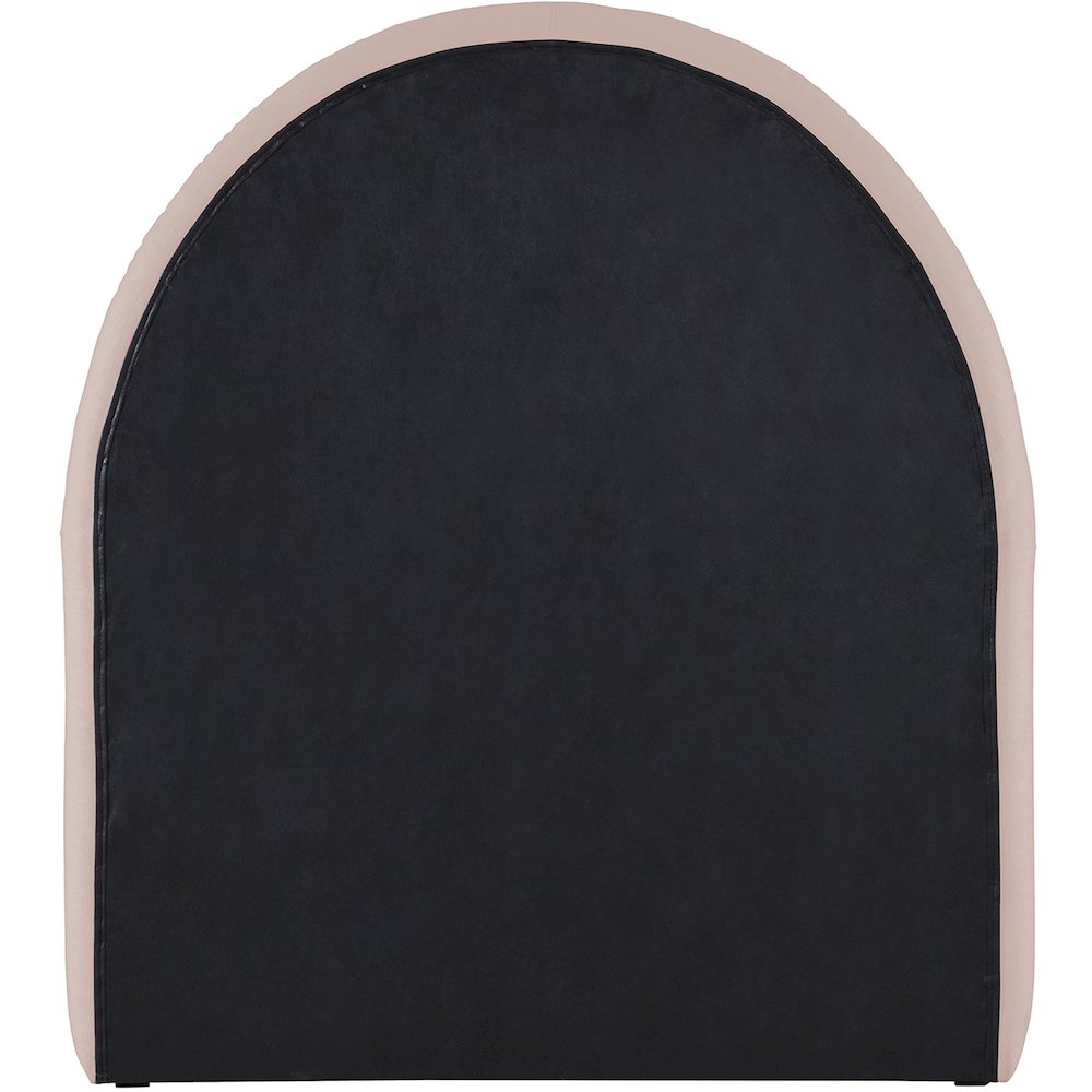 Andaz Pink Chenille Fabric Upholstered Twin Trundle Bed. Picture 3
