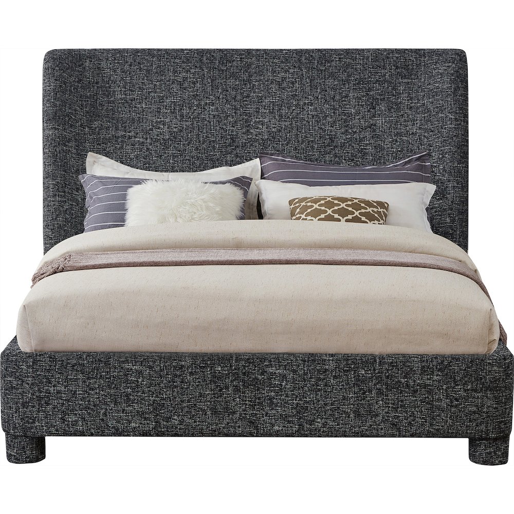 Penny Black Polyester Fabric Full Bed. Picture 2
