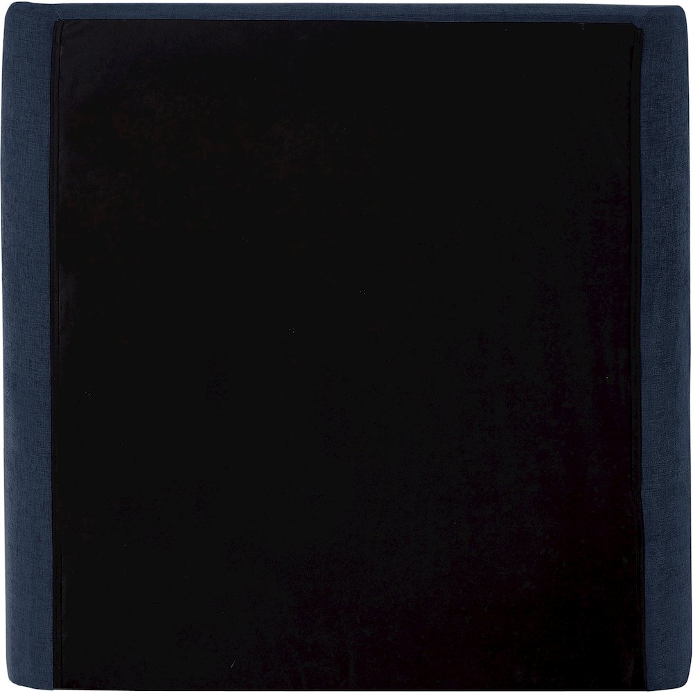 Penny Navy Chenille Fabric Twin Bed. Picture 6