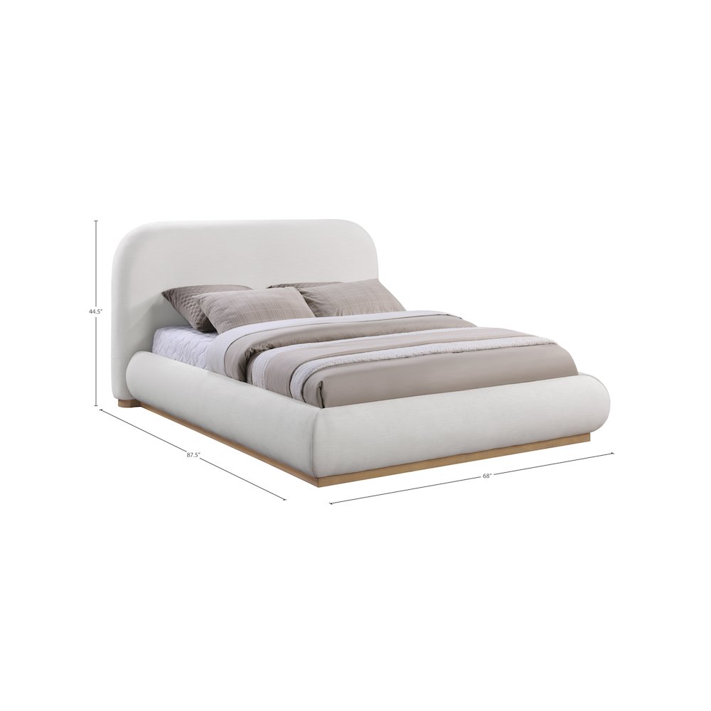 Vaughn Cream Full Bed. Picture 9