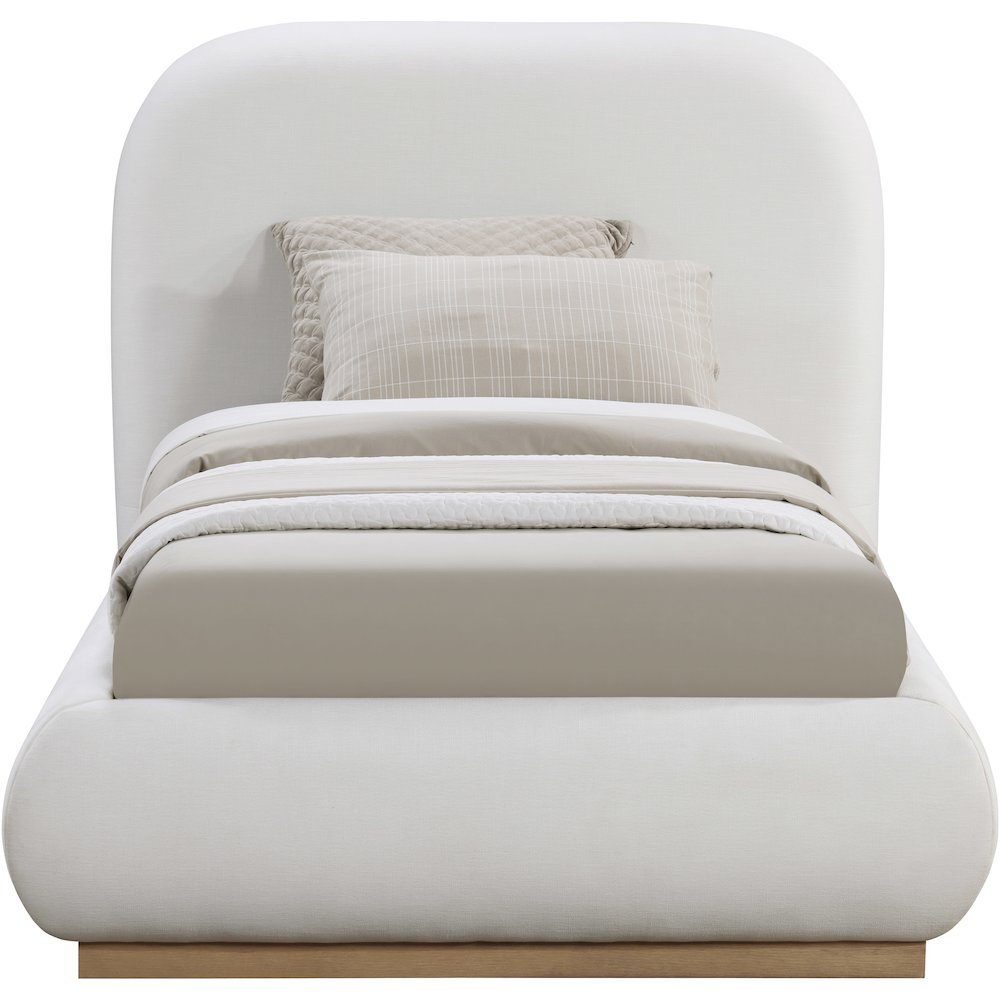 Vaughn Cream Twin Bed. Picture 2