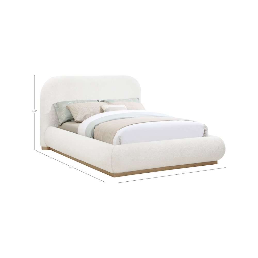 Vaughn Cream King Bed. Picture 8