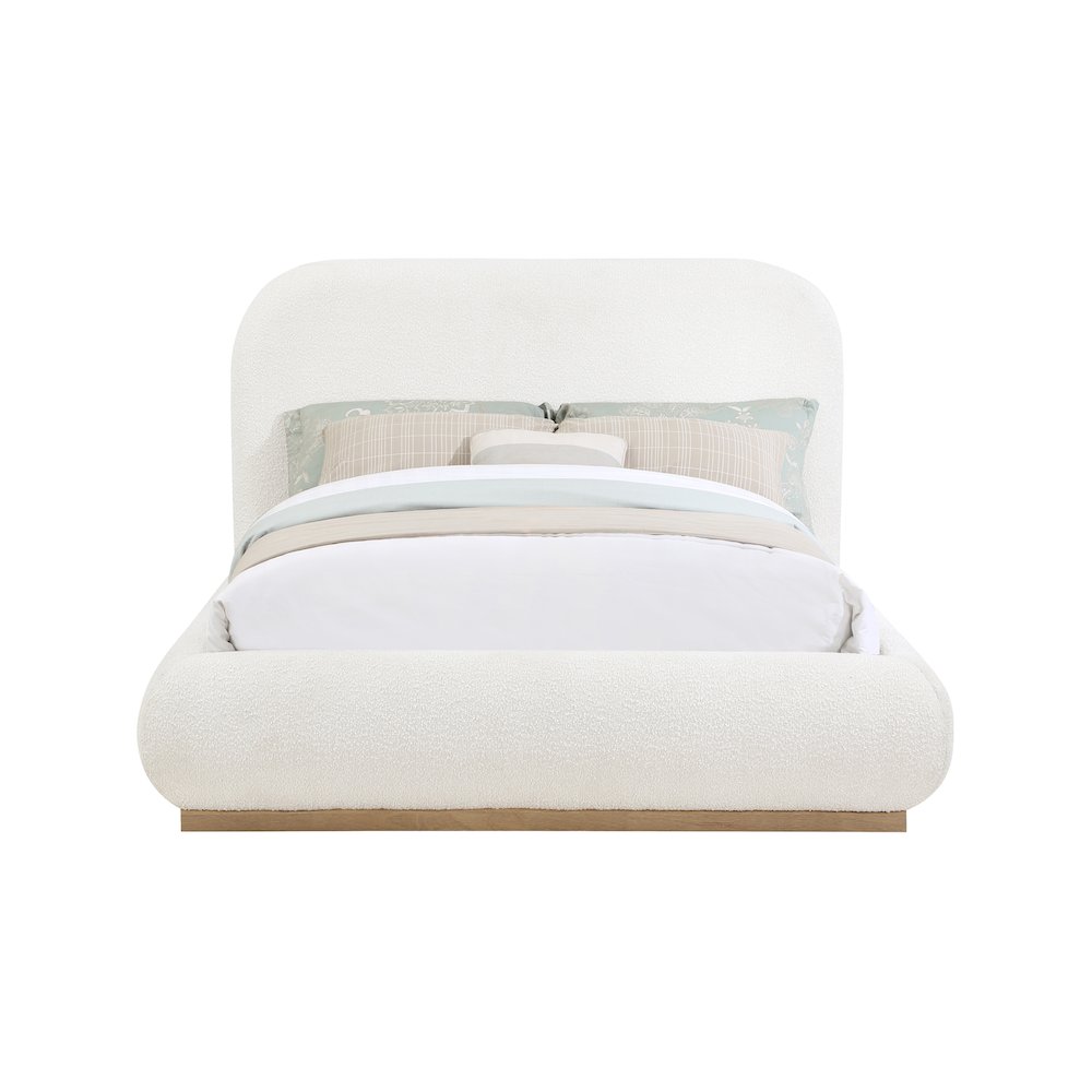Vaughn Cream Queen Bed. Picture 2
