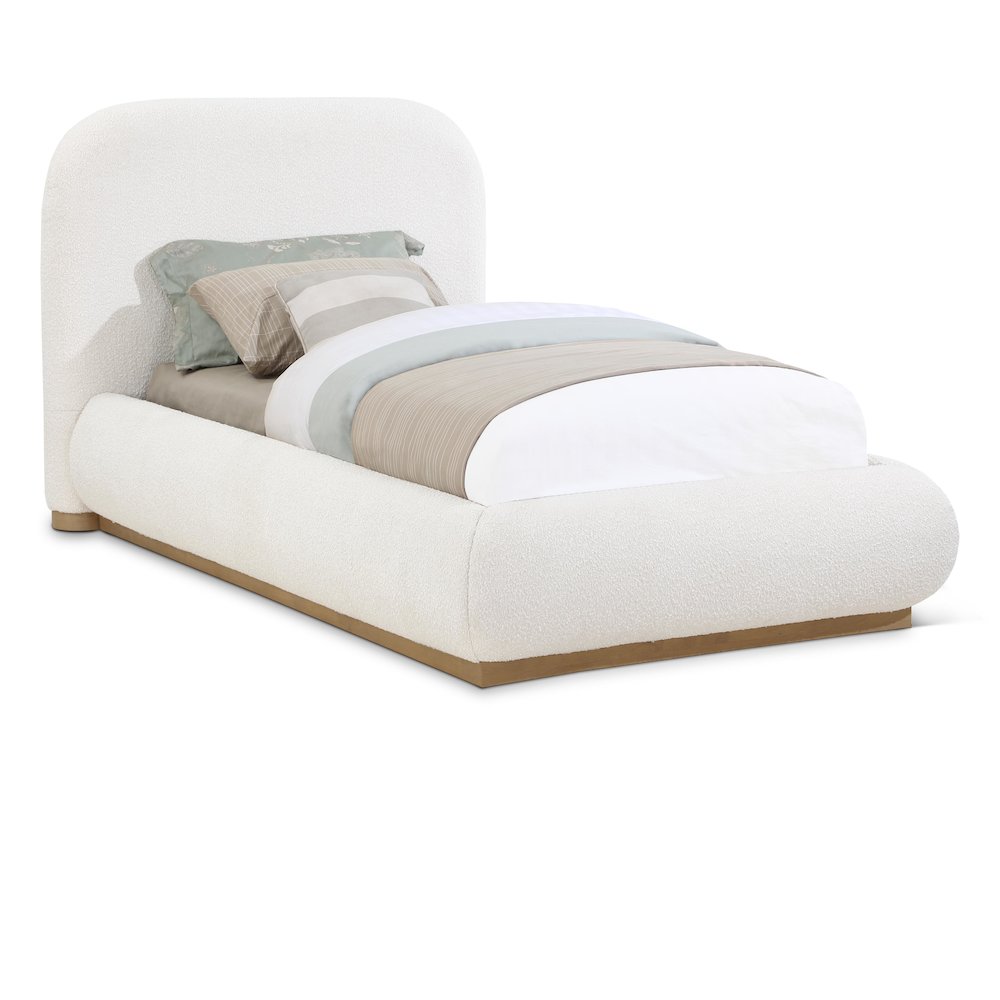 Vaughn Cream Twin Bed. Picture 1