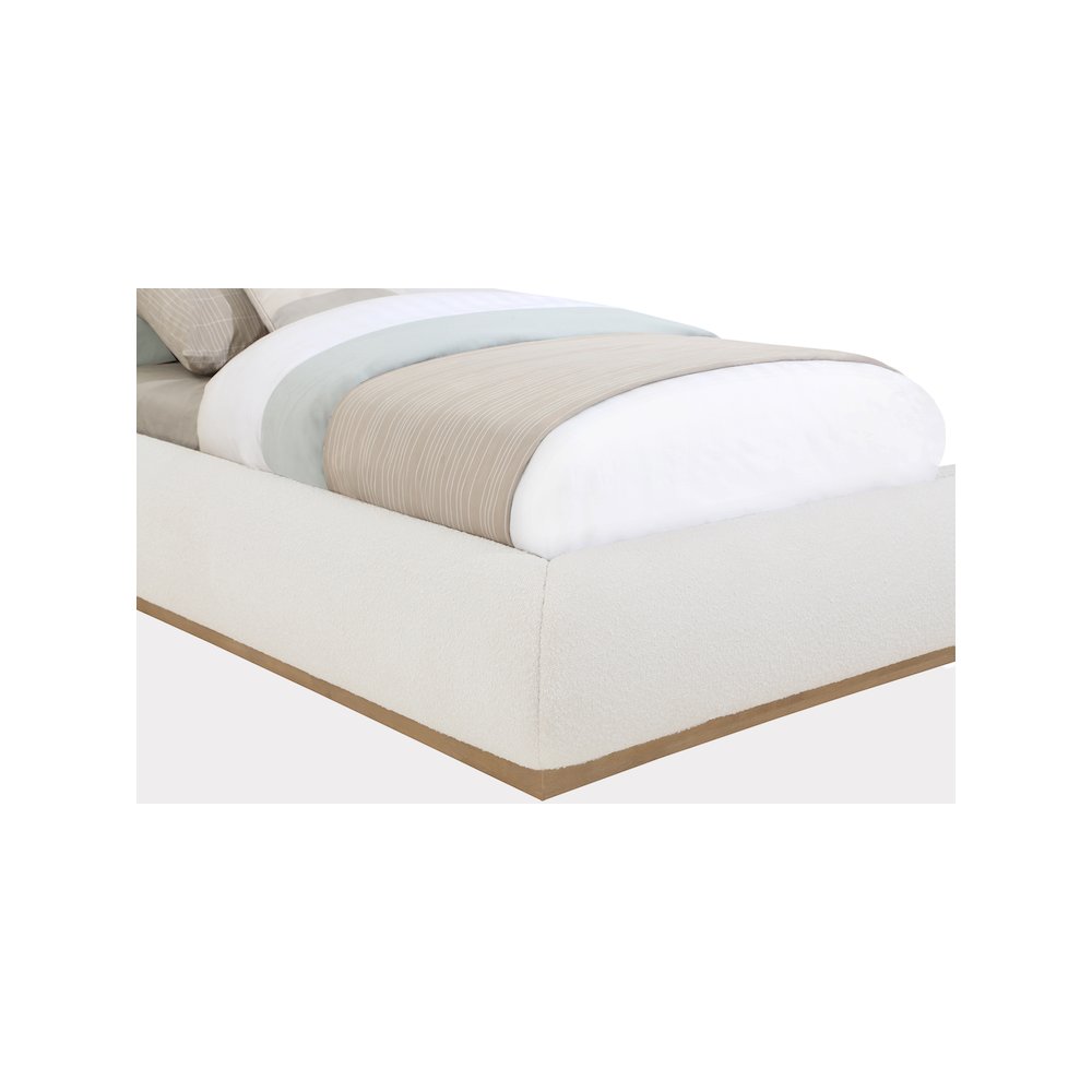 Vaughn Cream Twin Bed. Picture 5