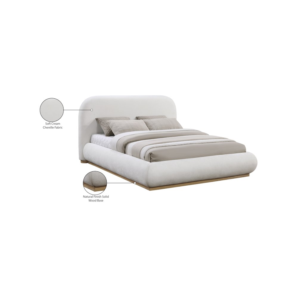 Vaughn Cream Full Bed. Picture 9