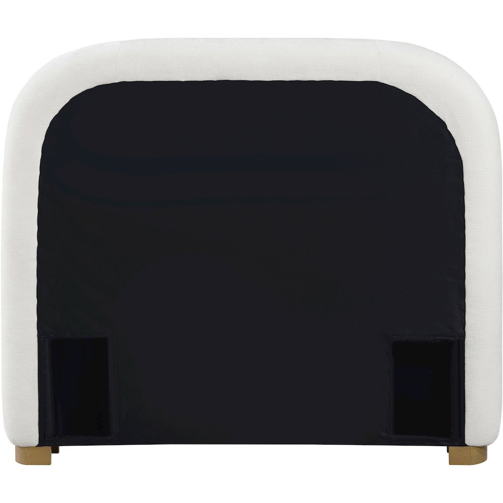Vaughn Cream Twin Bed. Picture 4