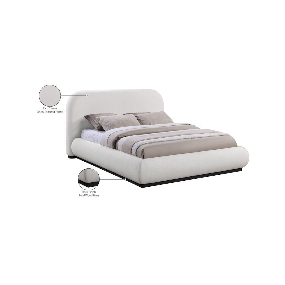 Vaughn Cream Full Bed. Picture 9
