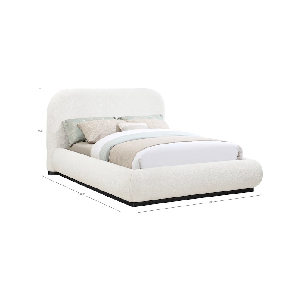Vaughn Cream King Bed. Picture 8