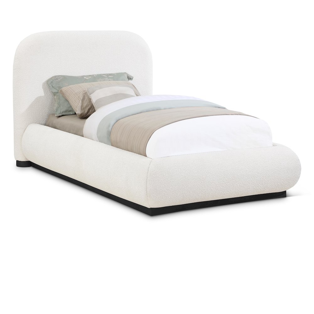 Vaughn Cream Twin Bed. Picture 1