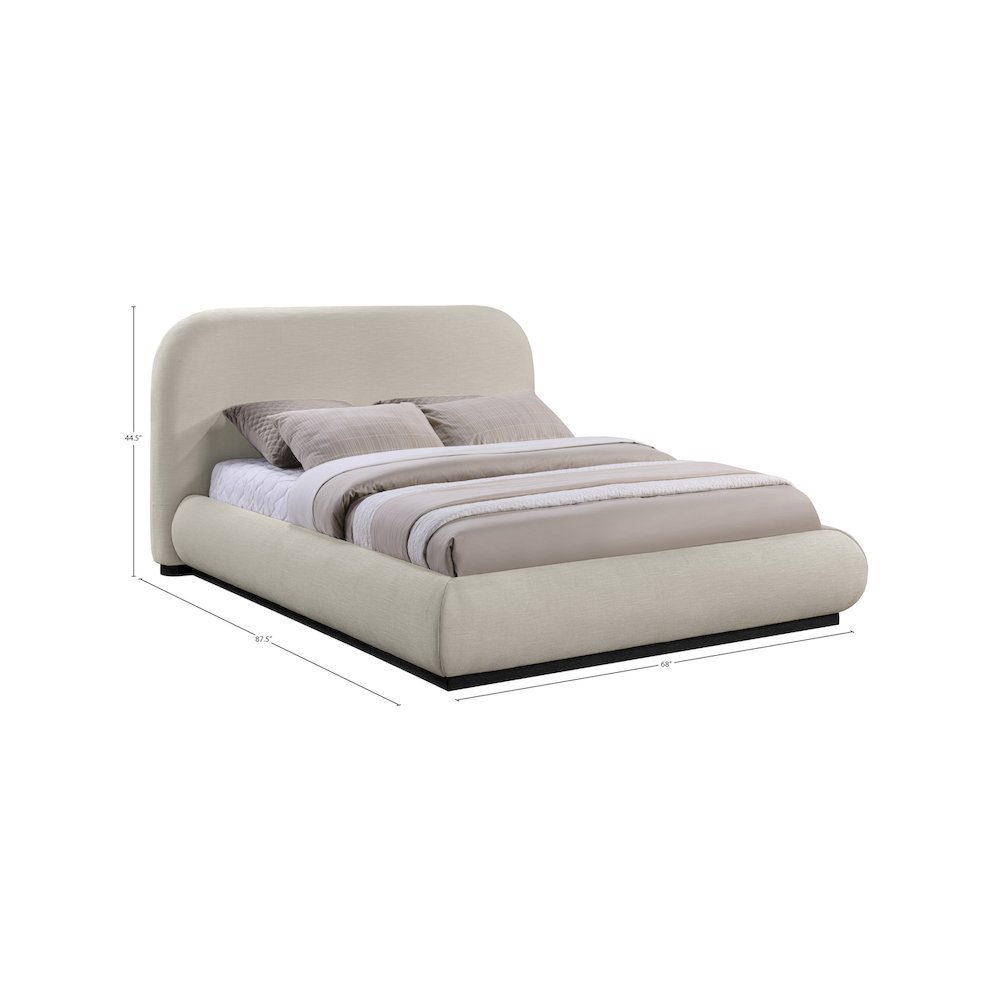 Vaughn Beige Full Bed. Picture 8
