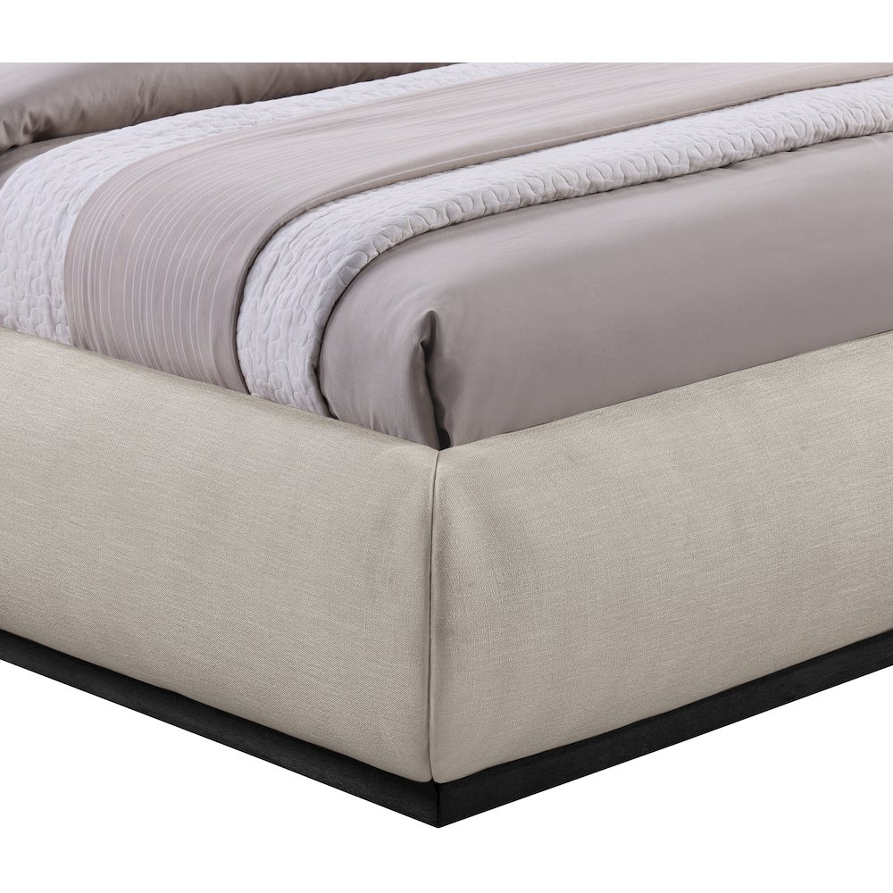 Vaughn Beige Twin Bed. Picture 5