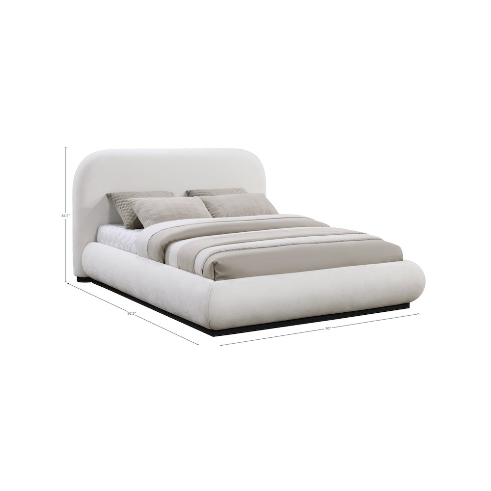 Vaughn Cream King Bed. Picture 8