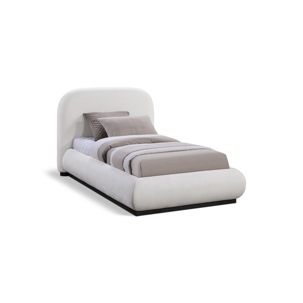 Vaughn Cream Twin Bed. Picture 1