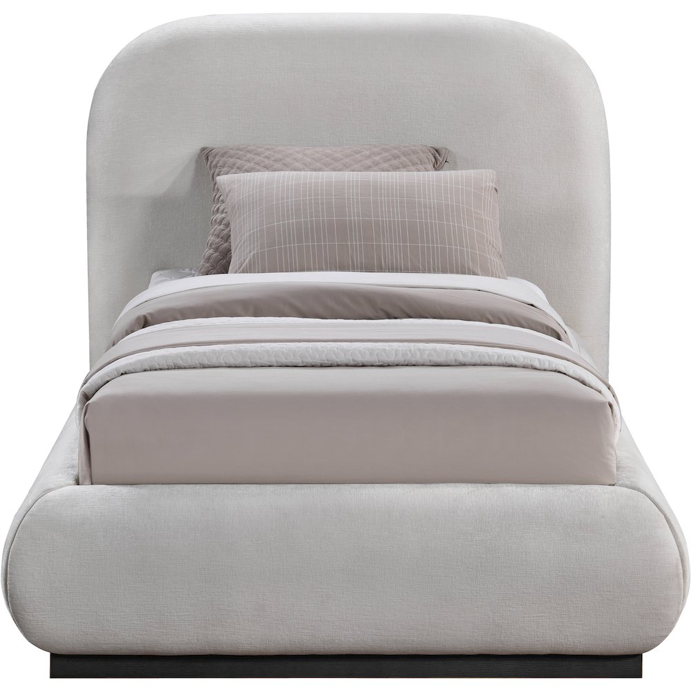 Vaughn Grey Twin Bed. Picture 2