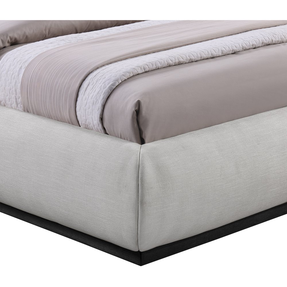 Vaughn Grey Twin Bed. Picture 5