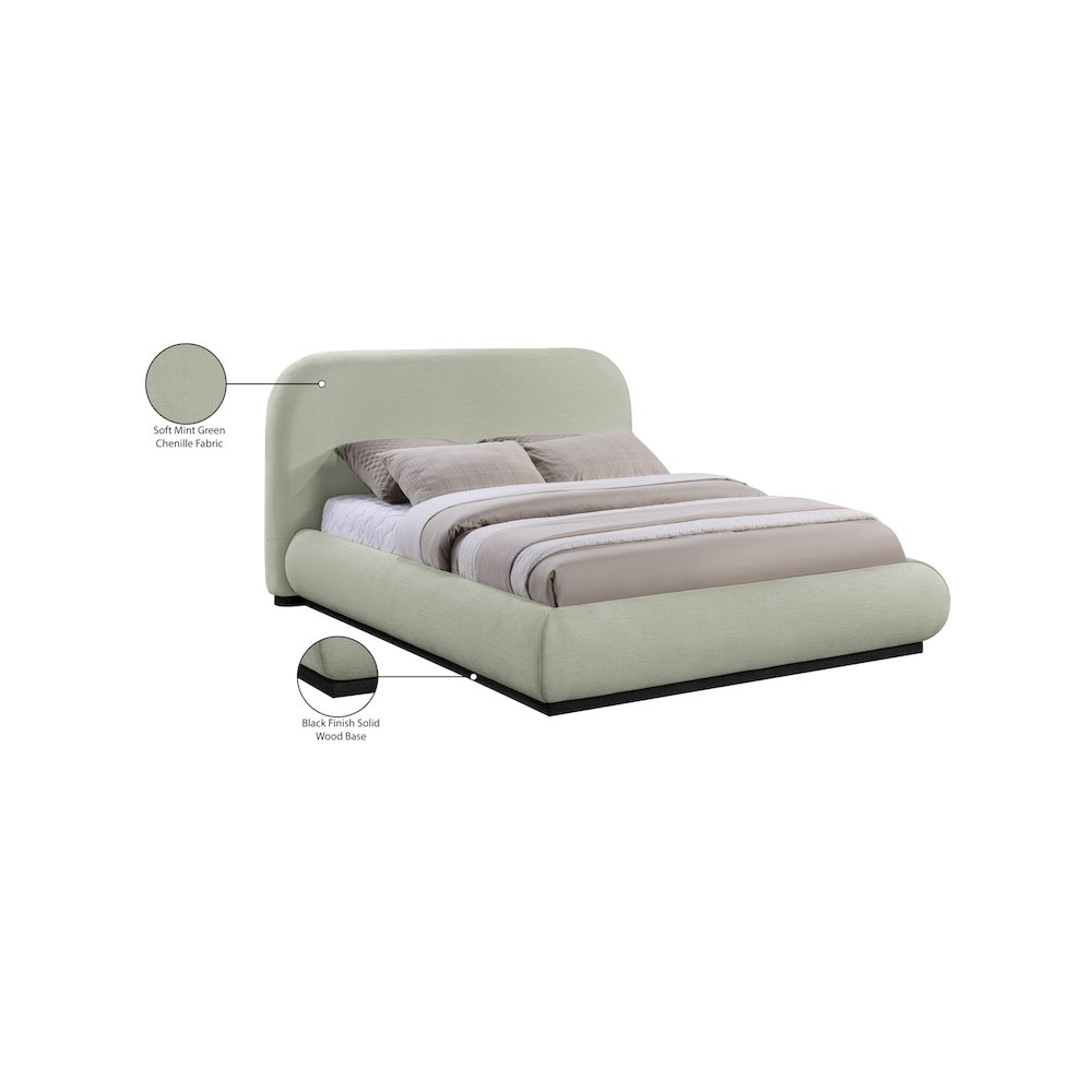 Vaughn Mint King Bed. Picture 9