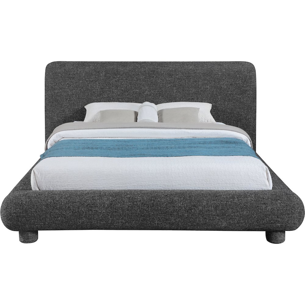 Blair Black Fabric Upholstered Full Bed. Picture 2
