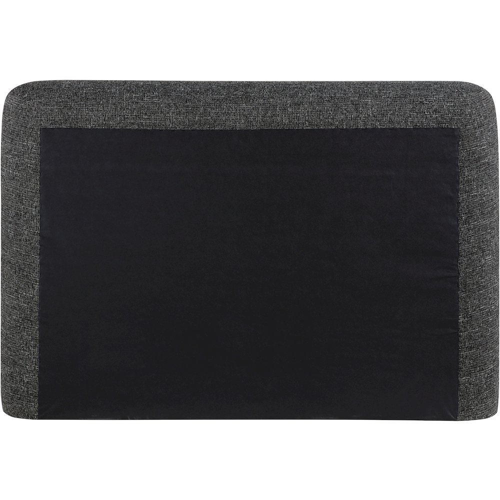 Blair Black Fabric Upholstered Twin Bed. Picture 3