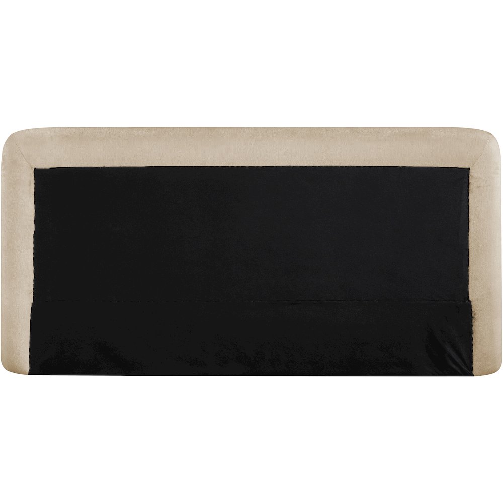 Blair Beige Chenille Fabric Upholstered Queen Bed. Picture 3