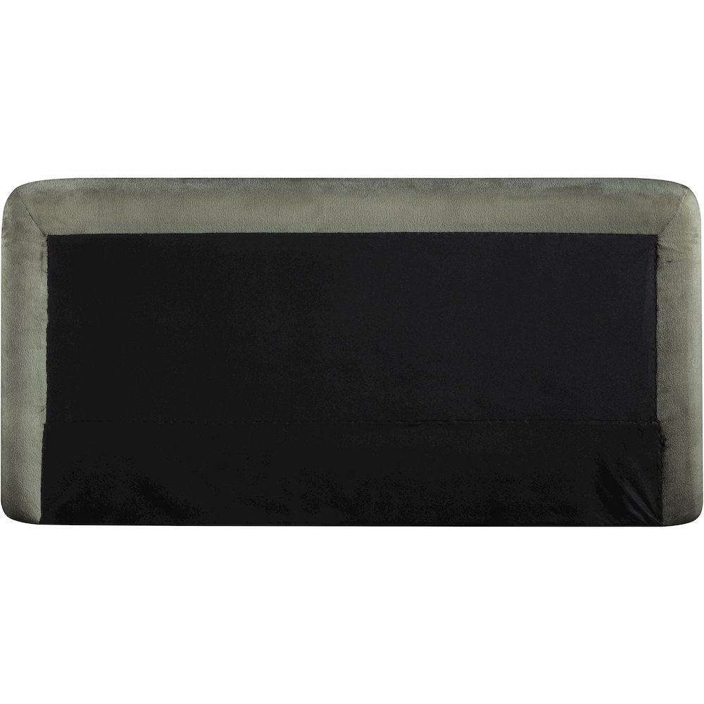 Blair Green Chenille Fabric Upholstered Queen Bed. Picture 3