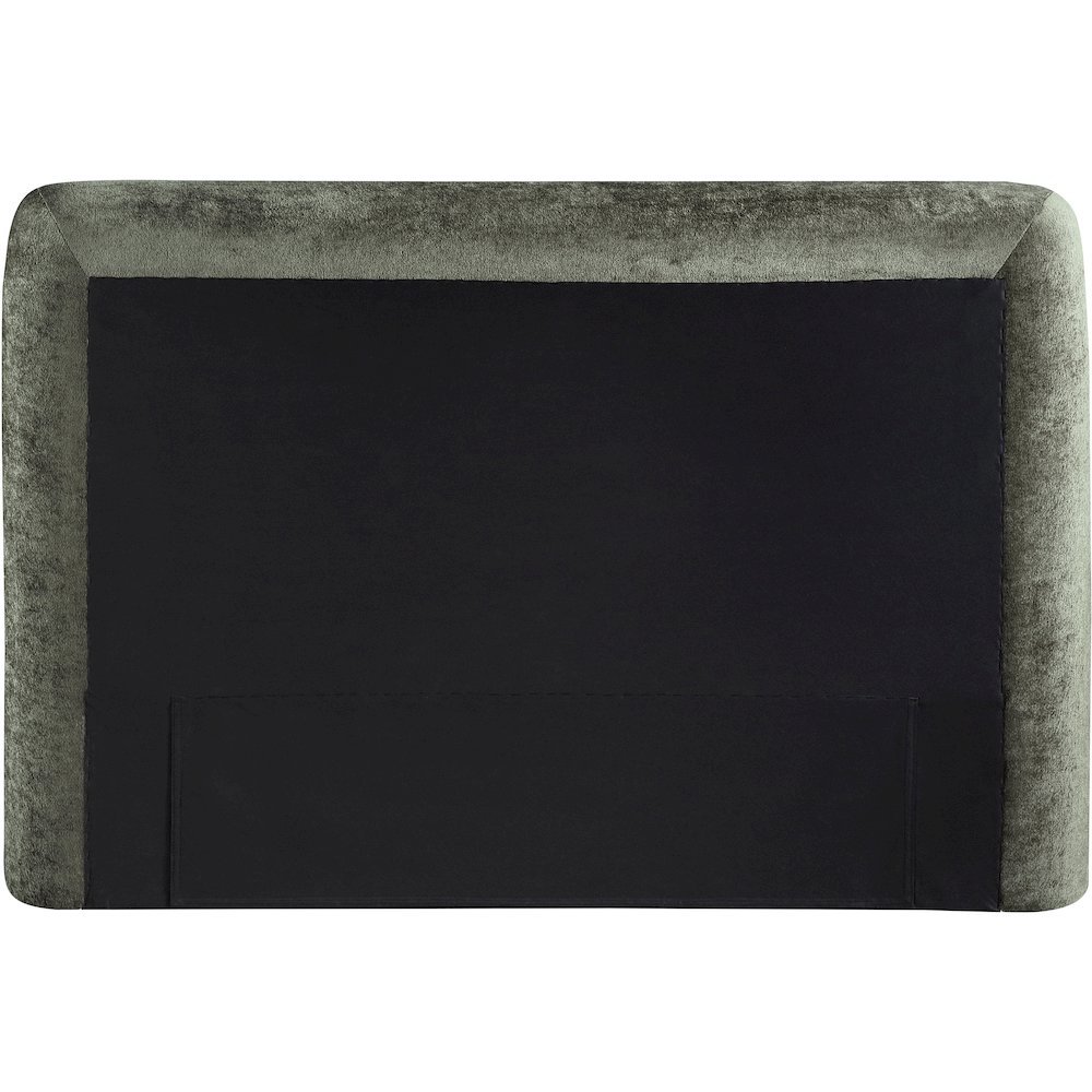 Blair Green Chenille Fabric Upholstered Twin Bed. Picture 3