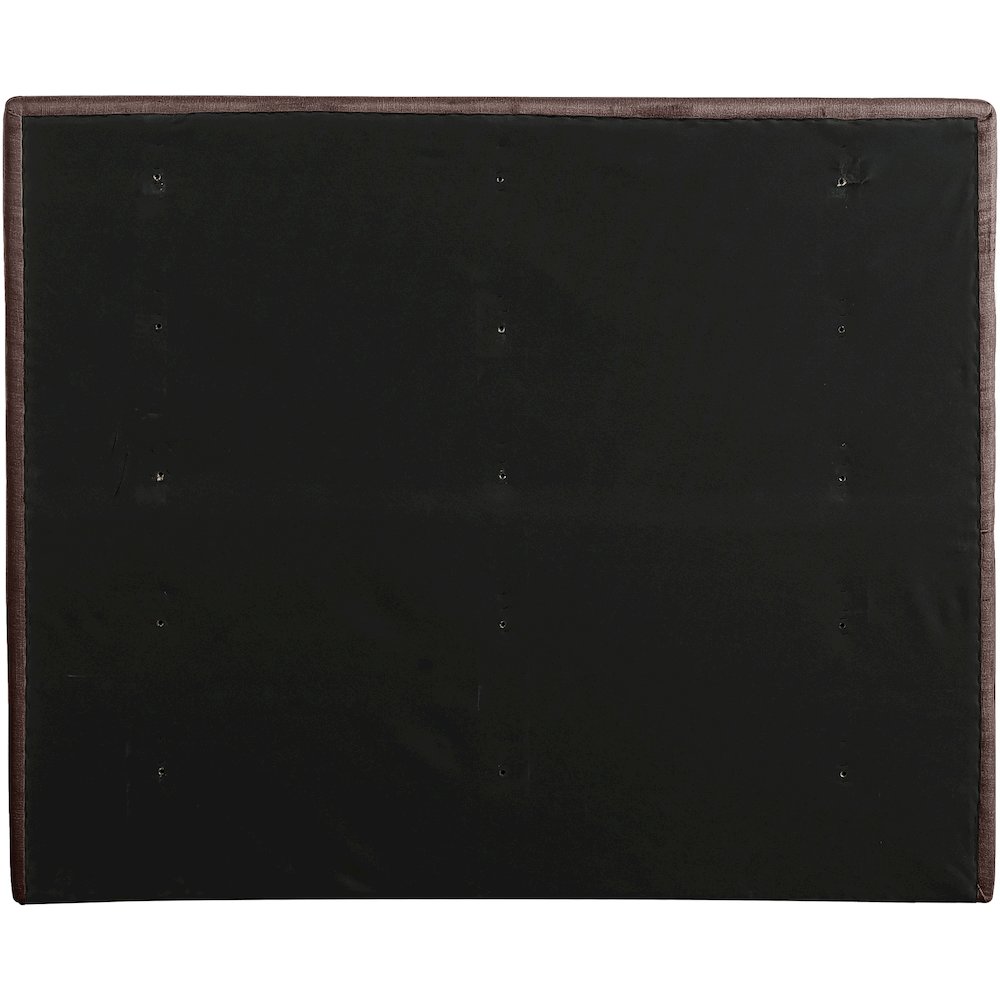 Adam Brown Linen Textured Fabric Full Bed. Picture 4