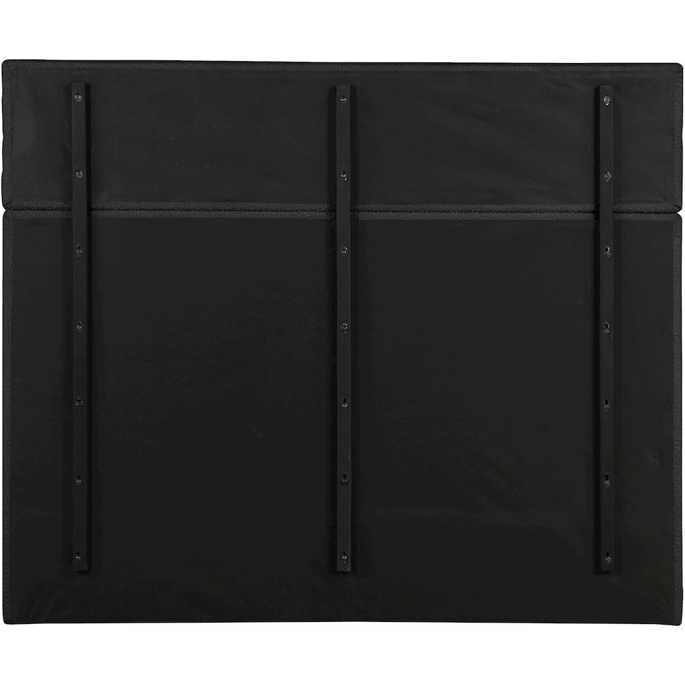 Adam Black Boucle Fabric King Bed. Picture 4