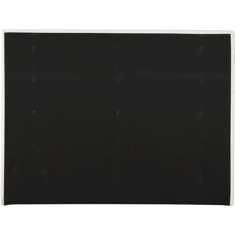 Adam Cream Boucle Fabric Queen Bed. Picture 4