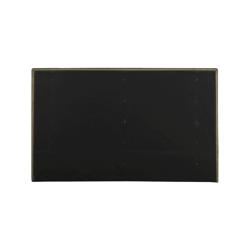 Adam Olive Boucle Fabric King Bed. Picture 4
