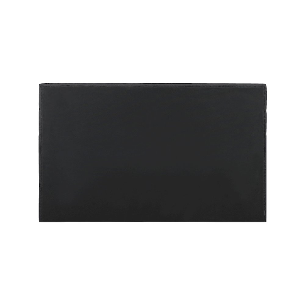 Adam Black Chenille Fabric King Bed. Picture 4