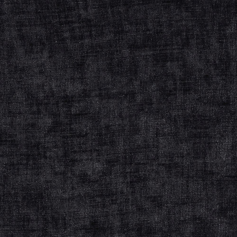 Adam Black Chenille Fabric Queen Bed. Picture 7