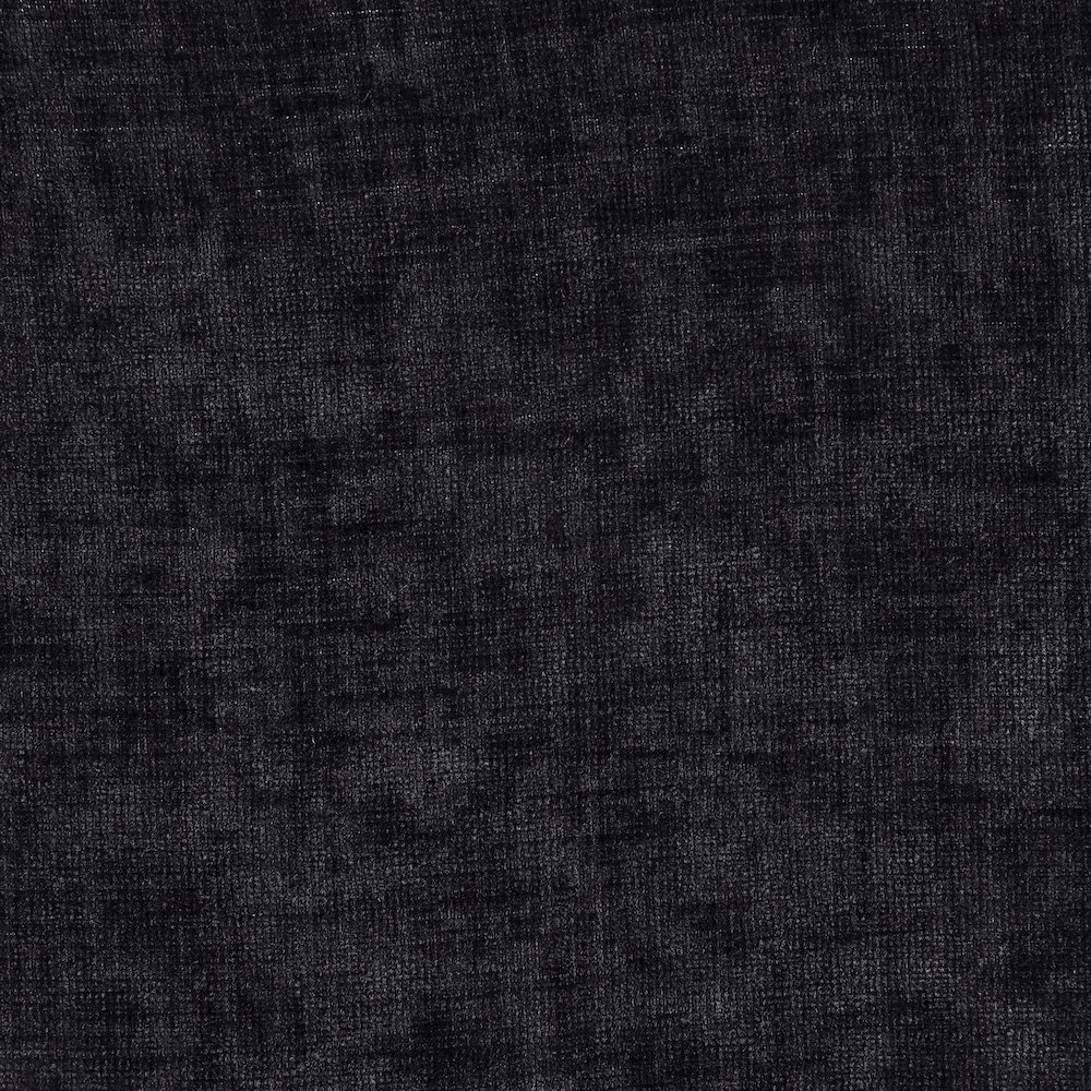 Adam Black Chenille Fabric Queen Bed. Picture 7
