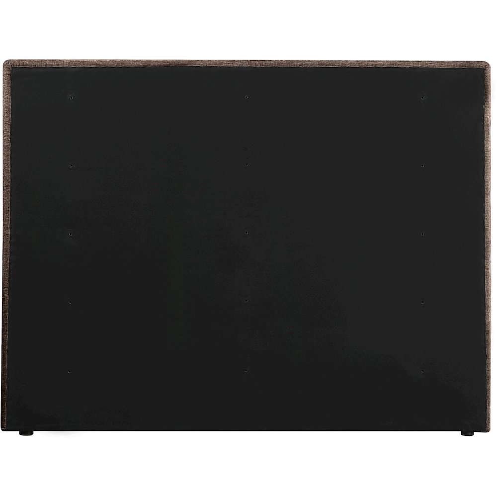 Adam Brown Chenille Fabric Queen Bed. Picture 4