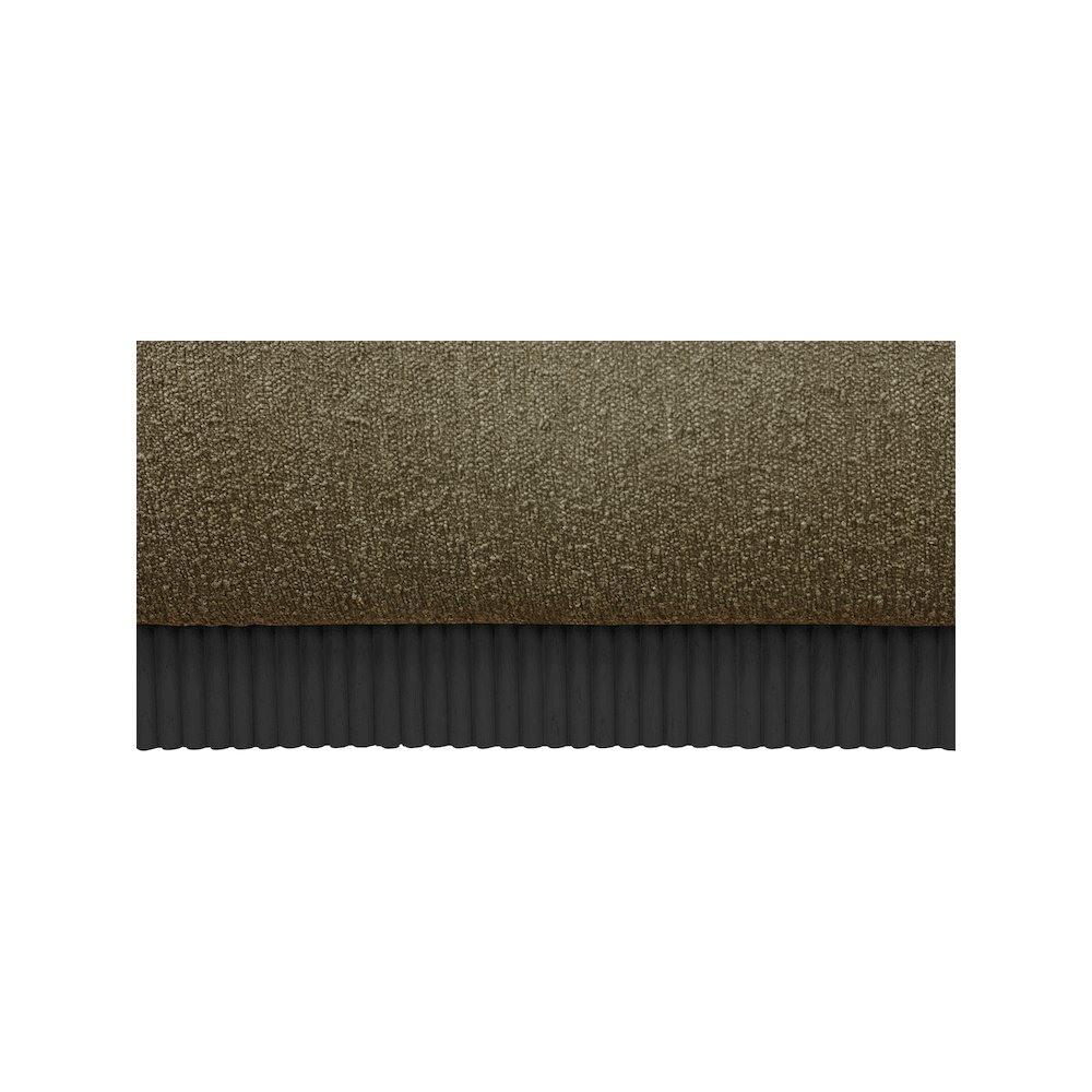 Rigby Olive Boucle Fabric Queen Bed. Picture 7