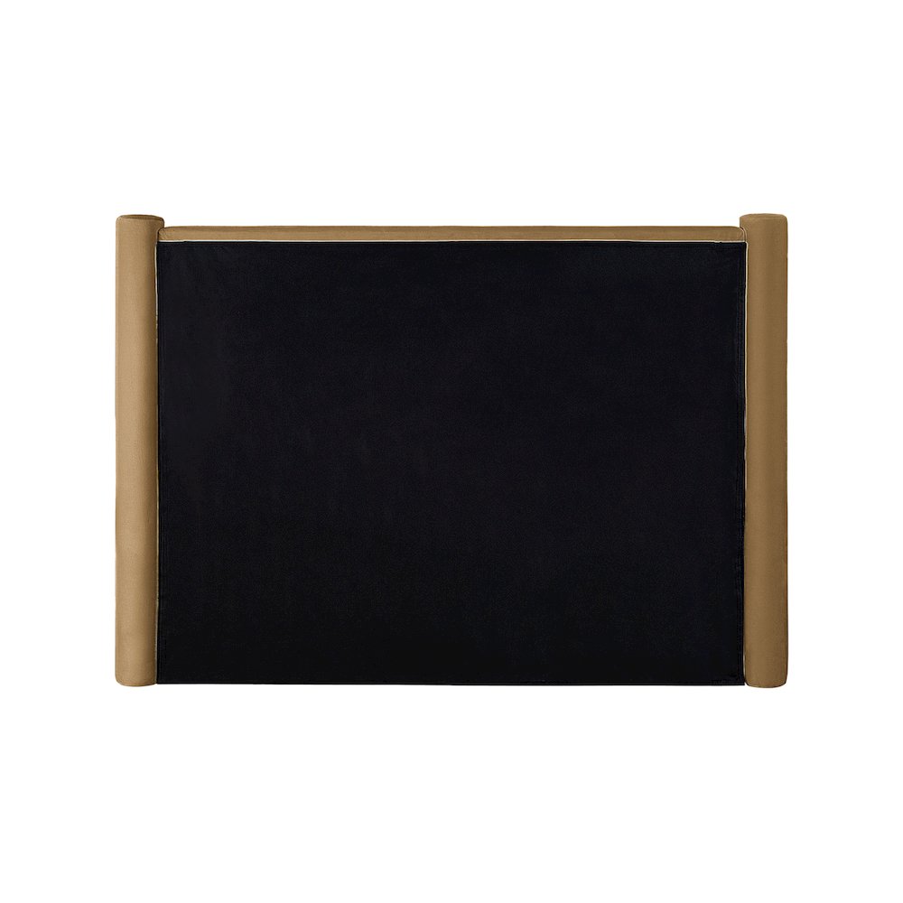 Elias Saddle Velvet King Bed. Picture 5