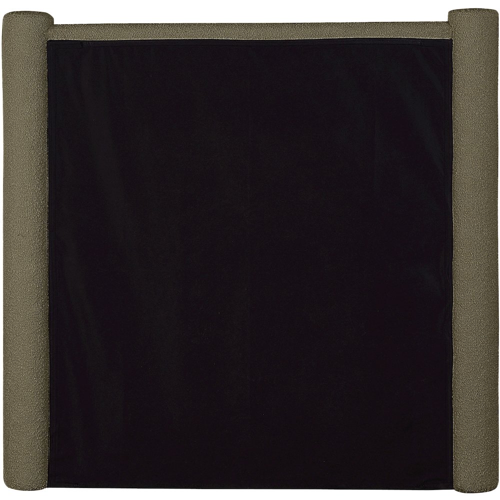 Elias Olive Green Boucle Fabric Twin Bed. Picture 5