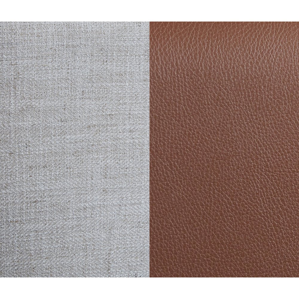 Blake Brown Vegan Leather Twin Bed. Picture 6