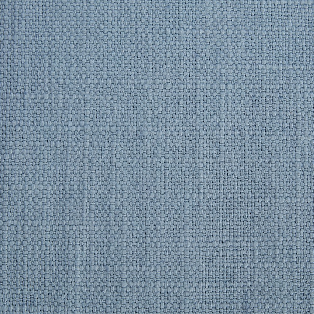 Brooke Light Blue Linen Textured Fabric Queen Bed. Picture 6