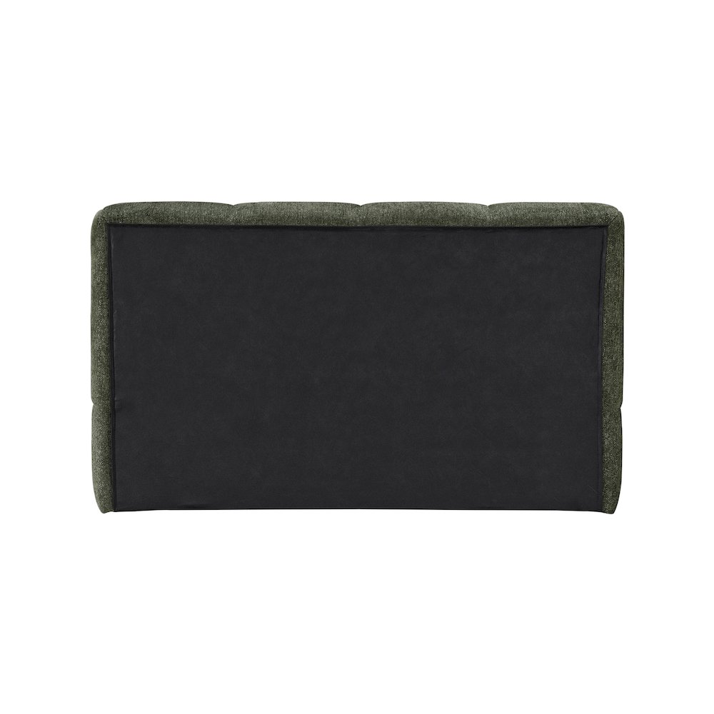 Carlin Olive Chenille Fabric Twin Bed. Picture 4