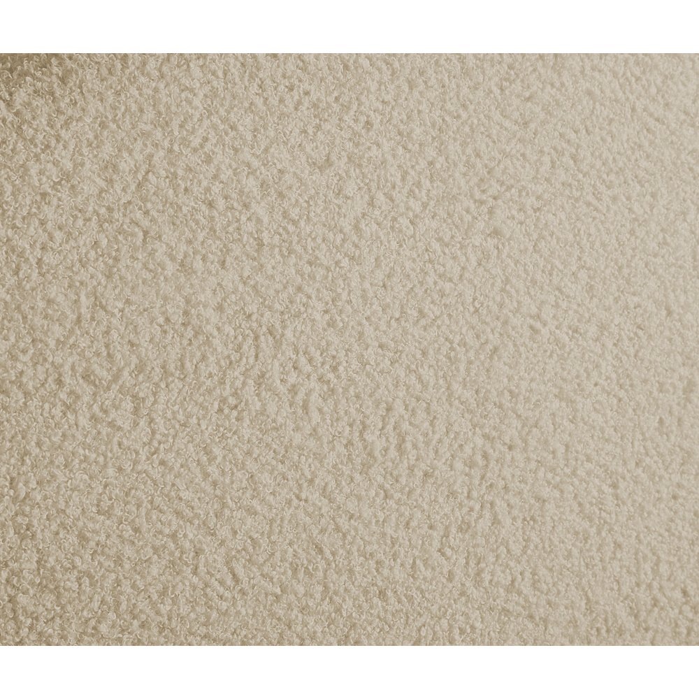 Dane Beige Teddy Fabric King Bed. Picture 6