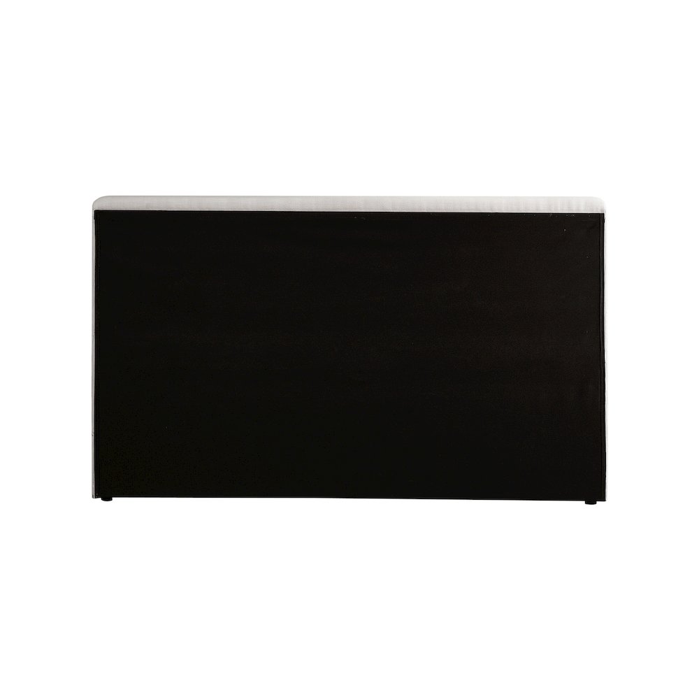 Devin Cream Linen Textured Fabric Queen Bed. Picture 5