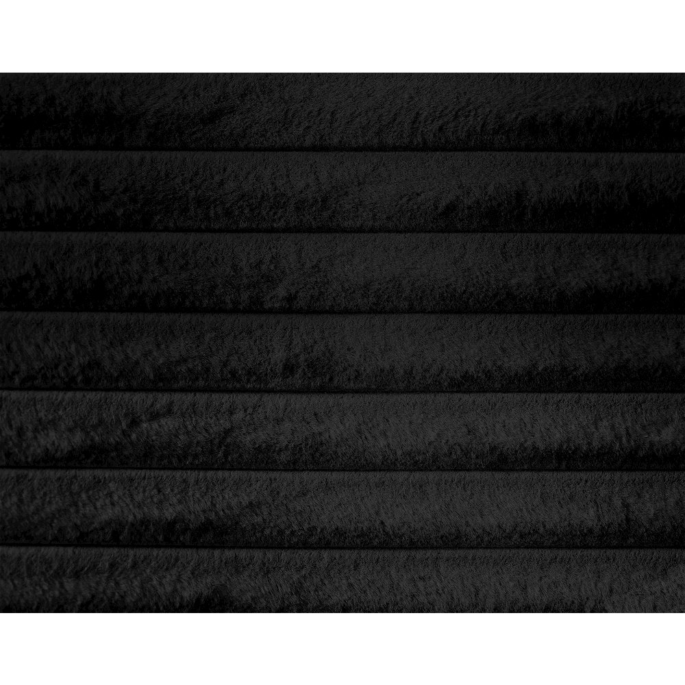 Dexter Black Corduroy Fabric King Bed. Picture 5